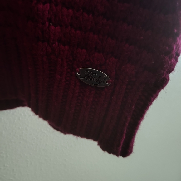 Harley-Davidson Women's Deep Red Turtleneck Sweater - Picture 3 of 4